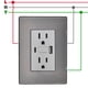 thumbnail image 3 of Tomacorriente Duplex con USB Inoxium1X1U1BSilver 2Pzas USB A/USB C/Contacto Duplex 110/125-250VCA 15A 50/60Hz 5VDC 3A Pl, 3 of 4