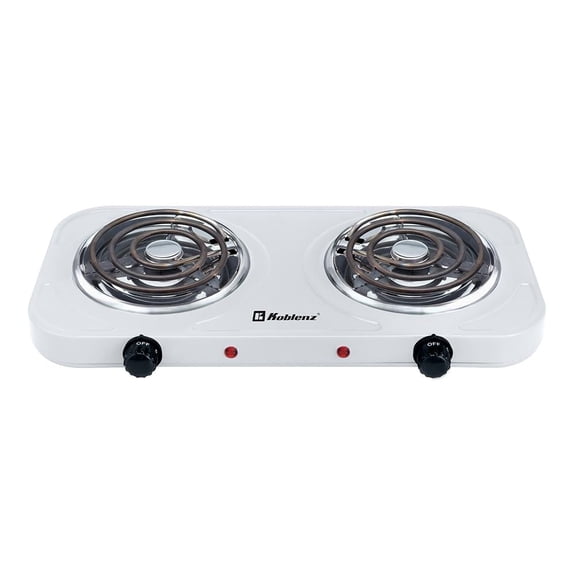 Parrilla Eléctrica Koblenz Dos Quemadores Blanca