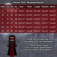 thumbnail image 4 of Disfraz de Bruja Medieval para Mujer con Capucha Negro y Rojo Talla L, Halloween y Cosplay, 4 of 4