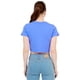 thumbnail image 3 of Playera Crop Básica Manga Corta Para Mujer Quarry Color Azul, 3 of 4