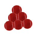 thumbnail image 2 of 6 pelotas de tenis de 64 mm de diámetro para perros de entrenamiento y ejercicio. Rojo, 2 of 9