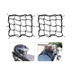 thumbnail image 5 of Redes Malla Moto Sujetar Casco Portabulto Cuerda Gancho 5pzs Belug Negro, 5 of 5