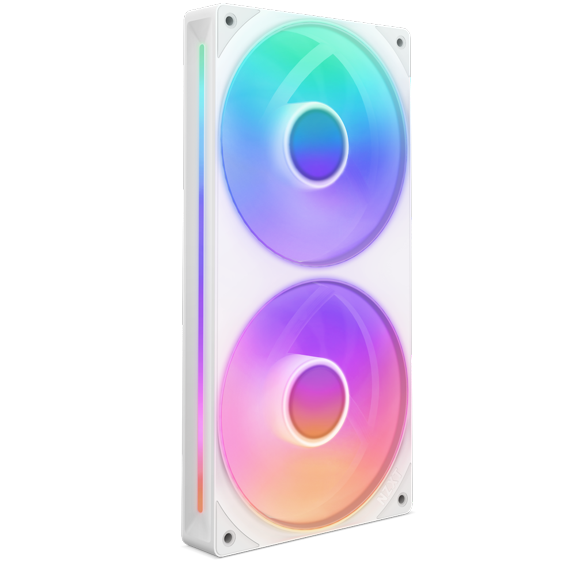 VENTILADOR NZXT F240 RGB CORE WHITE 240MM UN SOLO MARCO