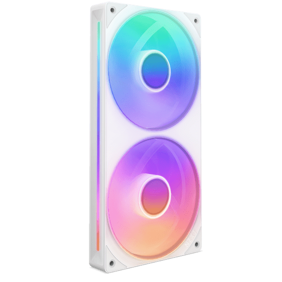 VENTILADOR NZXT F240 RGB CORE WHITE 240MM UN SOLO MARCO