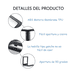 thumbnail image 5 of 20 Pcs Expositor 3d Joyería Marco Flotante Negro 9×9 y 11×11cm Lab.G Negro, 5 of 5