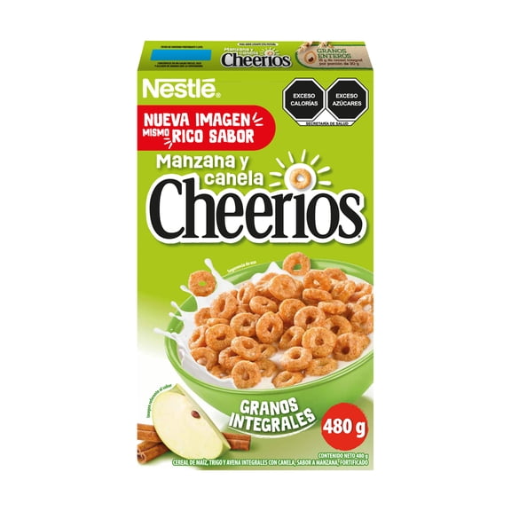 Cereal Integral Cheerios Manzana Canela caja 480 g