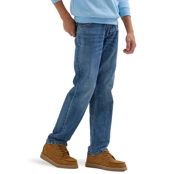 Jeans para niños Wrangler de corte recto color azul Victoria talla 8
