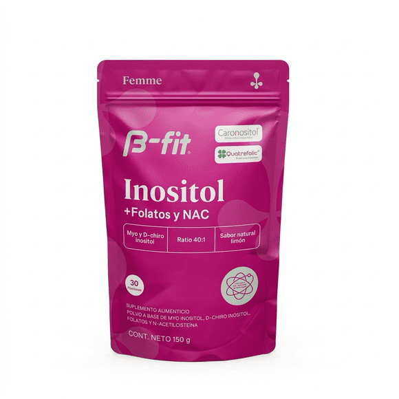 B-FIT Inositol Mezcla Óptima 150g Suplemento Alimenticio En Polvo Sin Gluten