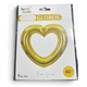 thumbnail image 1 of Globo Corazón Dorado Metalizado 40 Pulgadas Para Fiesta 1 Pieza, 1 of 2