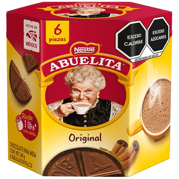 Chocolate para mesa Abuelita con 6 tablillas de 90 g c/u