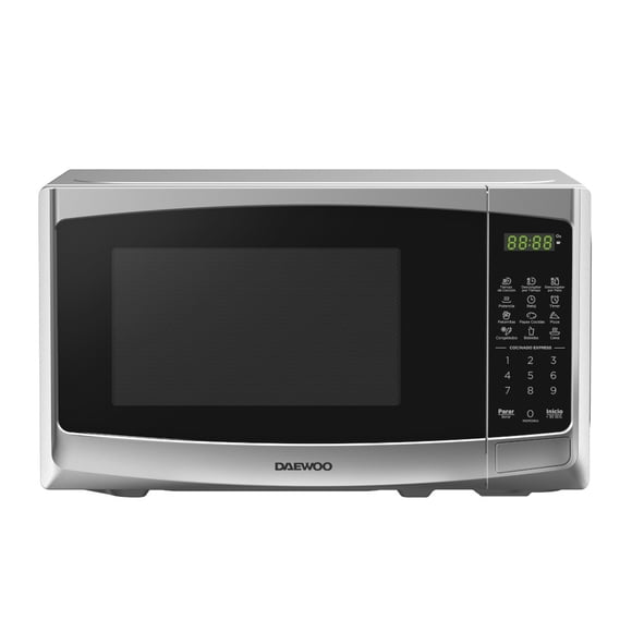 Horno Microondas 0.7 pies Silver Daewoo DMDP07S2BG