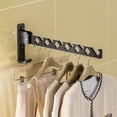 thumbnail image 1 of Xihbxyly Tendedero de Pared, Plegable y Compacto, de Aleación de Aluminio Resistente, Ideal para Interiores y Exteriores, Compacto, 37 X 8 X 4 Cm., 1 of 6