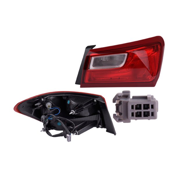 Calavera Malibu 2016 A 2019 Chevrolet Ext Der S/Leds DEPO .