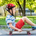 thumbnail image 4 of Juego de cascos y protecciones para niños | Equipo de protección de 7 piezas para ciclismo, skate, patinaje en línea | Casco ABS ajustable, rodilleras, codados, muñequeras | Ligero, transpirable, 4 of 5