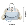 thumbnail image 2 of Xihbxyly Bolsa de Pañales, Bolsillo Frontal Multifuncional Desmontable, Diseño Compacto y Moderno, Amplio Espacio para Guardar Artículos Esenciales, Resistente Al Agua, Correa Cómoda, Tamaño 23 X 14, 2 of 2