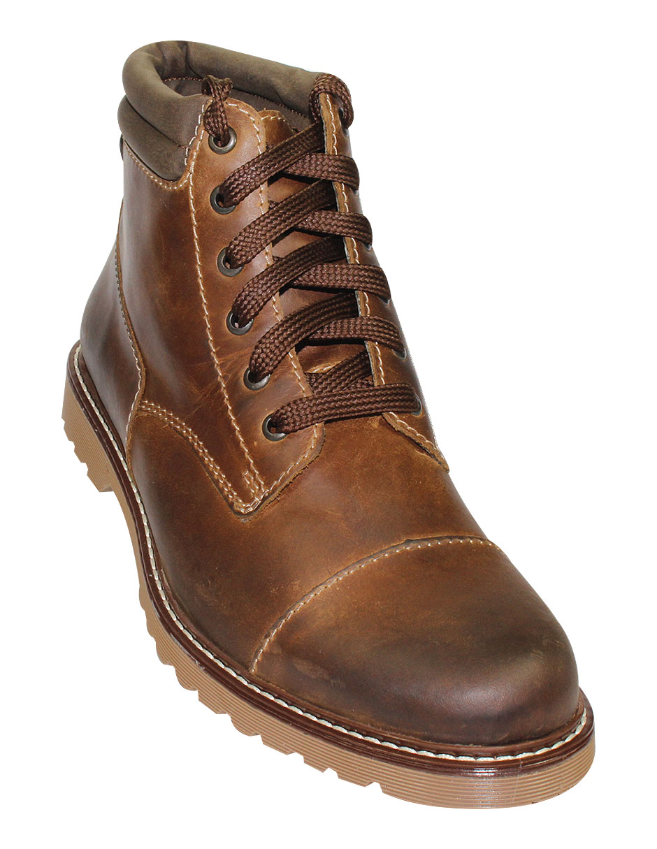 BOTA CASUAL GIUSTO HOMBRE MIEL PIEL 20001 LEON  20001p