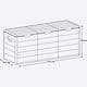 thumbnail image 5 of Armario Gabinete Baúl Grande Plástico Barú Exterior Rimax Marrón Claro, 5 of 5