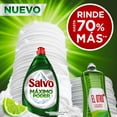thumbnail image 4 of Jabón Líquido para Trastes Salvo Máximo Poder Limón, Rinde hasta 70% Más**, 1.4 l, 4 of 5