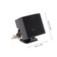 thumbnail image 2 of KALLORY 2Ud De Voz Para Auto 500W Negro Con De Sonido Suave Y Base Estable, 2 of 8