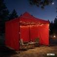 thumbnail image 2 of Carpa Toldo Plegable 3x3 con Paredes  Impermeable y Reforzado Rojo, 2 of 10