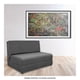 thumbnail image 3 of Sofa Cama Individual Compacto Tela Suede Color Gris, 3 of 4