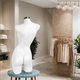 thumbnail image 4 of Atmos Homeware Maniquí de Dama | Exhibidor de Mujer 3/4 de Plástico de Alta Resistencia con Aro Metálico | Cuerpo Femenino para Ropa y Accesorios | Paquete de 1 Pieza color Rosa, 4 of 5