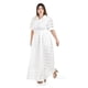 thumbnail image 2 of Vestido largo semi-transparente Roman Fashion /Tallas Extras, 3832 (Blanco) blanco 36, 2 of 7