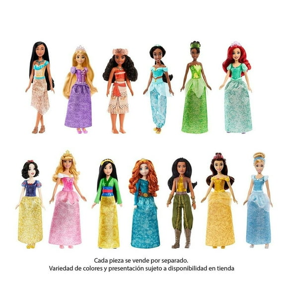 Muñeca Mattel Disney Princess Varios Modelos 1 Pieza