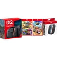 thumbnail image 1 of Nintendo Switch 2 256gb Bundle Internacional Más Juego Físico Mario Kart World, Mario Party Jamboree y JoyCon 2 Azul y Rojo, 1 of 5