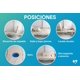 thumbnail image 3 of Gambimedic Cama Hospital Multifuncion 5 Posiciones Manual Baño Mesa Color Blanco Colchon Elevacion D, 3 of 10