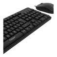 Mouse Poison Color Kit Teclado y Mouse Óptico Alámbrico Quaroni Color Negro Modelo KAQ01 ...