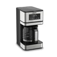 thumbnail image 1 of KRUPS Cafetera de 14 Tazas, Simply Brew, Acero Inoxidable, Programable con Pantalla Digital, Apta para Lavavajillas, Cafetera Sin Goteo, Negro y Plata, 1 of 5