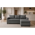 thumbnail image 1 of Sala Esquinera Modular El Bazar Store Vancouver Gris oxford 175x130 cm Sofa Lado derecho ó izquierdo Económica, Tela Lino, 1 of 7
