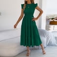 thumbnail image 2 of TaTaai Women‘s Sleeveless Shift Dress, Tank Top Style Round Neck Midi, Solid Color Casual Summer Dress, Loose Fit Day to Day Dress Gift, 2 of 8