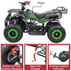 thumbnail image 5 of Cuatrimoto a Gasolina 49cc 2T Suspensión de Resorte Arranque Manual Freno de Disco Carga Máx 50 kg Hasta 40 km/h - Verde Camuflaje, 5 of 8