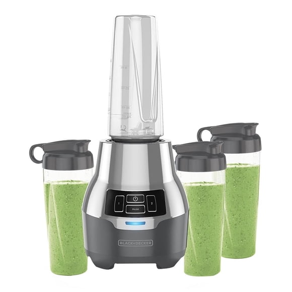 Licuadora Personal Black & Decker 2 Velocidades más Pulso Gris PB2004G