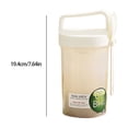 thumbnail image 3 of Vaso portátil para desayuno de avena con cuchara | Bandeja de hielo desmontable para almacenar en frío | Tapa a prueba de fugas, 3 of 6