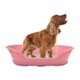 thumbnail image 1 of KE WOOW Cama Chica para Perro, Gato, Conejo y otras Mascotas, Cesta de Plástico, Incluye Colchón doble cara, Color Rosa KE WOOW Cama Plana con colchón Chica, 1 of 10