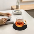 thumbnail image 1 of Coaster Redondo Aislado y Grueso de 12cm, Base Antideslizante de Goma Suave para Tazas de Café o Té, Protector de Mesa Resistente a Derrames para Hogar Cocina u Oficina, 1 Unidad, 1 of 5