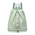thumbnail image 2 of Mochila de gimnasio para mujer con compartimento para zapatos y bolsillo húmedo, bolsa deportiva impermeable y ligera para viajar, 2 of 8
