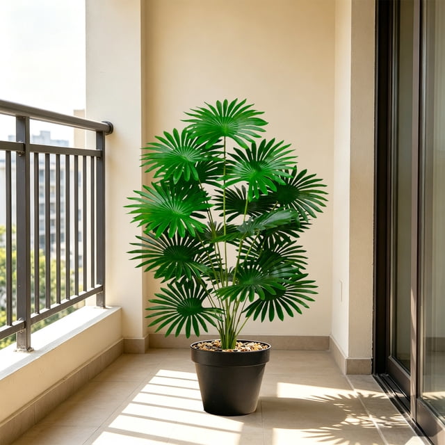 MTBLYS Plantas artificiales en maceta con maceta