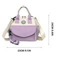 thumbnail image 2 of Xihbxyly Bolsa de Pañales, Bolsillo Frontal Multifuncional Desmontable, Diseño Compacto y Moderno, Amplio Espacio para Guardar Artículos Esenciales, Resistente Al Agua, Correa Cómoda, Tamaño 23 X 14, 2 of 2
