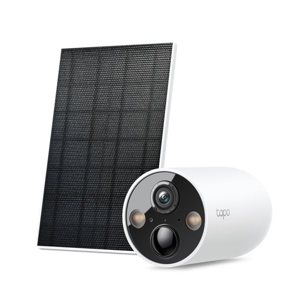 TP-Link Tapo C425 KIT Cámara de Seguridad Wi-Fi Solar con Vista 2K QHD y Detección IA Avanzada
