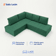 thumbnail image 3 of Sillón Sala Leon Esquinera En L 2 Piezas 5 Plazas Linato Armada Azul, 3 of 7