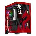 thumbnail image 1 of Gabinete XTREME PC GAMING Scarlet Dragon Edition Mini Torre 5 Fan ARGB HUB Rojo CXTSD9000RD, 1 of 6