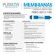 thumbnail image 2 of Membrana para Sistemas de Ósmosis Inversa Residencial / Comercial Ligero Purikor PKRO-2012-100, 2 of 3