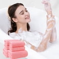 thumbnail image 1 of 6 Pcs Bath Towels Set For Bathroom Thick Soft Absorbent Towel Set Of 6 Household Wash Face Gift Towel, 1 of 6