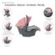 thumbnail image 5 of Carriola para Bebé y Autoasiento D'bebé Sistema de Viaje Elite Reversible Travel System Con Portabebé Rosa, 5 of 6