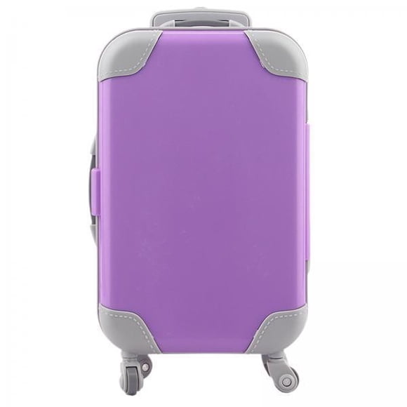 5 Maletas De Viaje Para Muñecas De 18 Pulgadas, Ideales Para Muñecas, Juguetes Infantiles, Color Morado. 9 cm x 45 cm x 148 cm