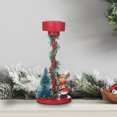 thumbnail image 3 of Candelabro europeo para árbol de Navidad • Centro de mesa de hierro navideño de 16,5x7x7 cm • Decoraciones festivas para casa y fiesta, 3 of 5